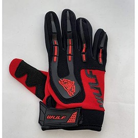 Wulfsport Kids Children Attack Motocross Motorbike Gloves Junior Off Eoad Trials Mountain Bike - Red 3XS