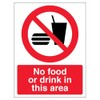 V Safety No Food Or Drink In This Area -