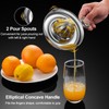 ZIGNTY Lemon Squeezer Stainless Steel, Heavy Duty Hand Manual Citrus