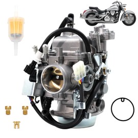 Carburetor Compatible with Honda VTX1300 VTX1300C VTX1300R VTX1300S VTX1300T 2004-2009 Replace# 16100-MEA-901,16100-MEA-A51,16100-MEA-671