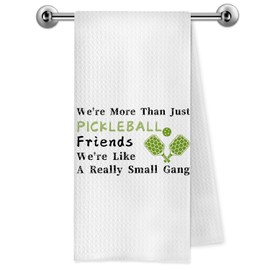 Trenstise Pickleball Gifts Kitchen Towels, Gifts for Pickleball Lovers Players Women Men, Pickle Ball Dish Gift Hand Tea Towels for Kitchen Bathroom Decor, 16x24 Inch