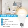 Neporal A19 Rechargeable Light Bulbs, Emergency Light Bulb 60 Watt