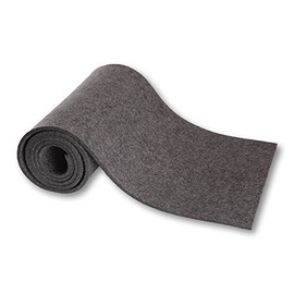 Modern Felt Table Runner for Autumn, Anthracite (Made from 100% Sheep's Wool), 150 x 30 cm, 3 mm Thick, Modern Felt Runner for the Living Room Table