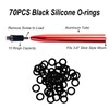 LAIBOREC Wacky Rigging Tool, Fishing Bait Rigs, Wacky Rig Ring