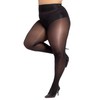OrbiflexY Plus Size Sheer Pantyhose 20D Ultra Silky High Waist
