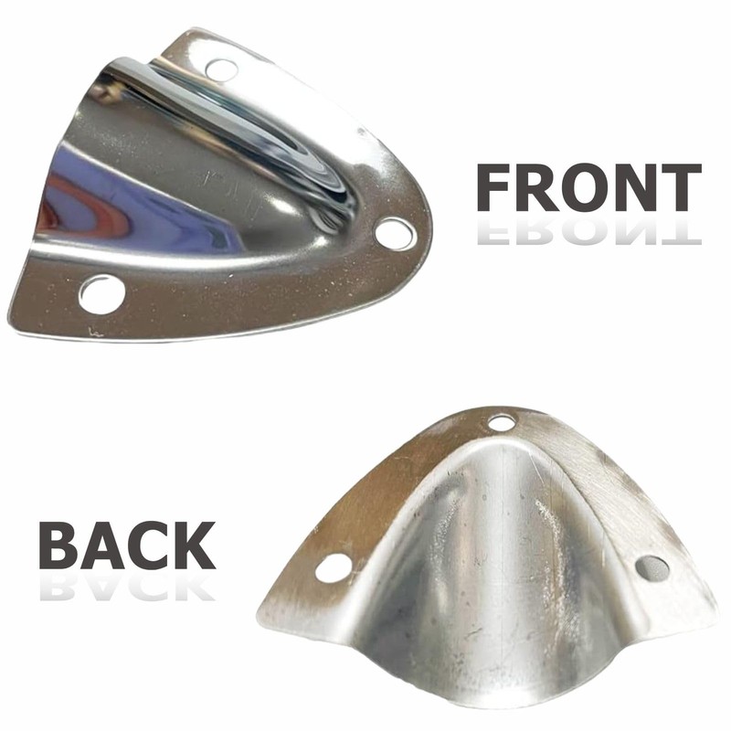 Marine Boat Wire Cable Hole Fan Cover Shell Vent Stainless