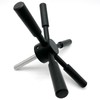 YOSEC 5 Spoke gun safe handle with black matte finish