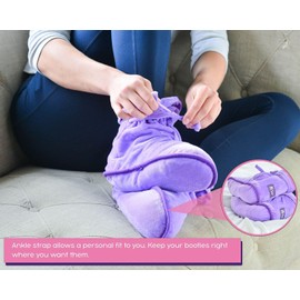 Microwaveable Booties and Feet Warmers Heat for Relieving Foot Stiffness, Sore Muscles and Joints, Achilles Tendinitis, Plantar Fasciitis - Slippers for Women & Men