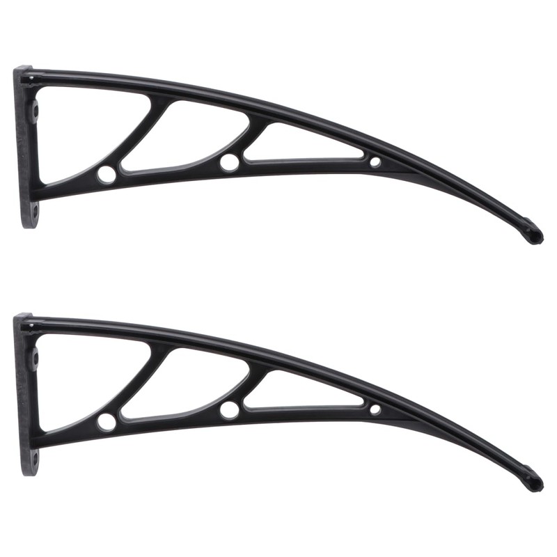 Cabilock 2pcs Awning Plastic Steel Bracket, Cantilever Awning Brackets for