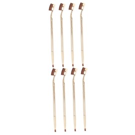 FOMIYES 2sets Double-ended Concealer Brush under Eye Makeup Brush for Women Angled Cosmetics Tools 4pcs*2