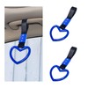Wevdn 2 PCS Heart Shaped Car Hand Straps, Car Rear