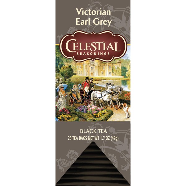 Celestial Seasonings Black Tea, Victorian Earl Grey, 25 Count