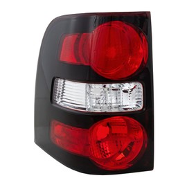 KarParts360 For Ford Explorer 2006 07 08 09 2010 Tail Light Driver Side | Bulb Excluded | Clear and Red Lens | Replacement For FO2818140, FO2800195 | 6L2Z13405CA