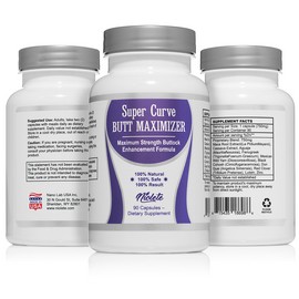 Niolete Butt Maximizer Natural Enhancement Caps Boost Curves & Firmness 90 caps