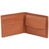 Mancini Bellagio Top Grain Leather RFID Secure Billfold with Coin