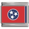 NewCharms State of Tennessee Photo Flag Italian Charm Bracelet Jewelry
