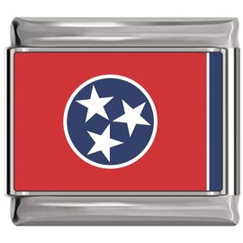 NewCharms State of Tennessee Photo Flag Italian Charm Bracelet Jewelry Link