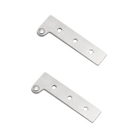Hidden Door Pivot Hinge, 64mm x 21.5mm Door Hinges, 360 Degree Rotating Cabinet Door Window Hinges (64mm)