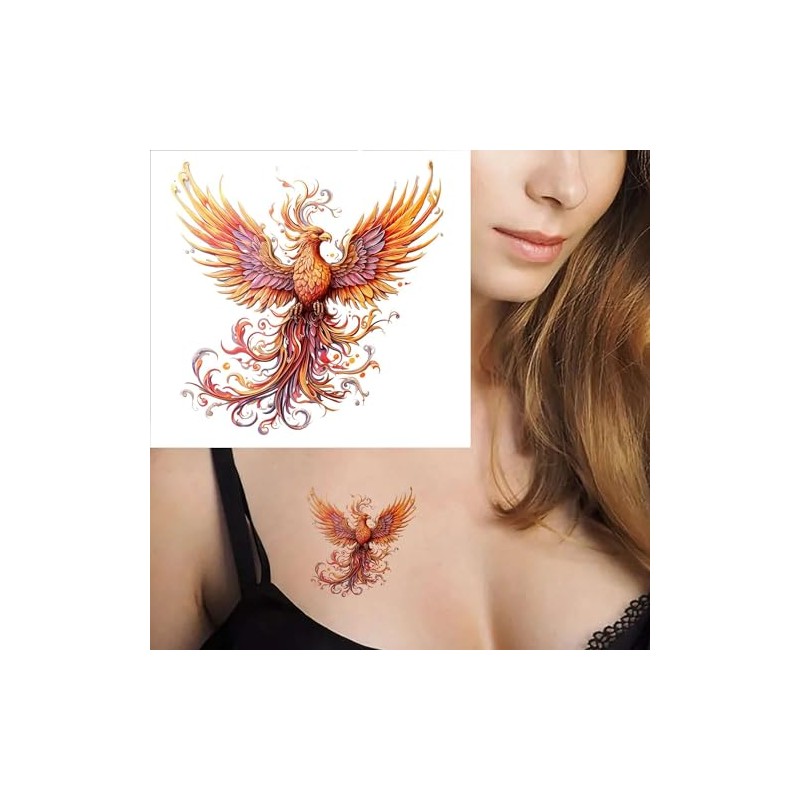 Dopetattoo Six sheets Temporary Tattoos for Men and Women Sketch