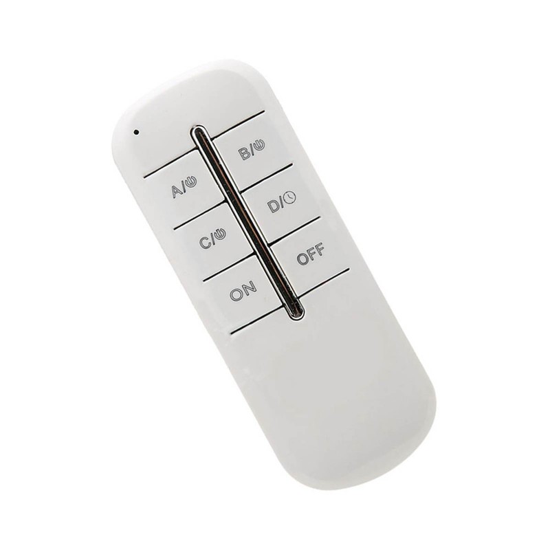 ON/OFF AC180-240V Wireless Receiver Lamp Light RF Remote Control Switch(4Way