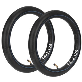Heavy-Duty 14x2.125 Bike Inner Tubes Compatible with Jetson and Gotrax Electric Scooters, 2 Pack 14 inch Replacement Bicycle Tubes with Bent Valve Stem for Electric Bike, E-Bike and 14 Inch Bike