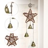 2 Pcs Handmade Witch Bells, Hanging Witchcraft Chimes for Home