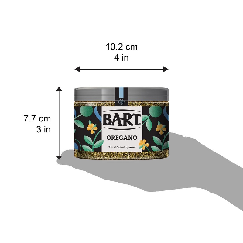 BART Oregano Large Jar - 70g - Intense Aroma &