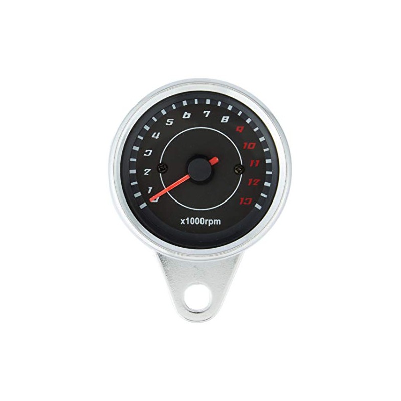 aiNet 56218 Electric Tachometer, Black Panel, 13,000 rpm, LED Backlight,