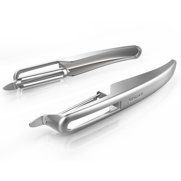 TSIHAR 2-PCS Fruit - Vegetable Peeler, Stainless Steel Potato Peeler