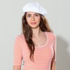 Lipodo Biskaya Cotton Basque Women's Beret Hat Made of 100%