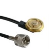 Solid Brass NMO Antenna Mount with UHF Male PL259 Connector