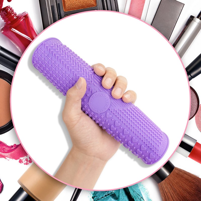 Makeup Brush Cleaner Mat Silicone Brush Cleaning Mat Big Size
