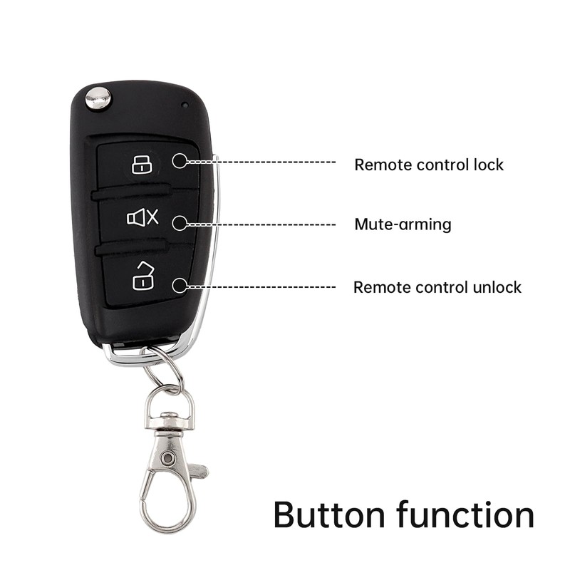 ePathChina Universal 24V Auto Car Alarm Keyless Entry System for