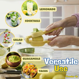 Thunder Up Lemon Juicer Squeezer, Juice Squeezer Handheld, Citrus Squeezer, Lime Squeezer, Citrus Juicer Manual, Juicer Handheld, Lemon Lime Squeezer, Lemon Squeeze Press, Exprimidor de Limones