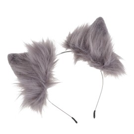 FRCOLOR Plush Lovely Hair Hoop Animal Ear Headband Lightweight Decorative Hairband for Cosplay Festival Party Headdress Stage Performance