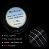 Hordolry 0.2mm Clear Fishing Line, 328FT Invisible Fishing Wire, Lower