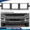 PIT66 Front Bumper Center Cover W/o Metal Clips, Compatible With