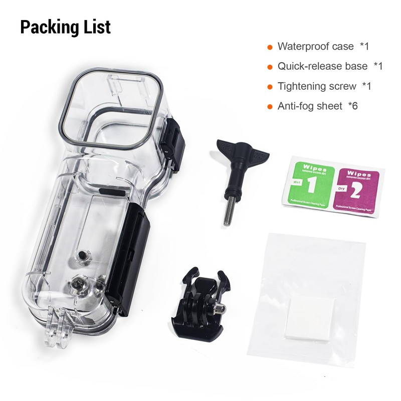 OKFUN Waterproof Housing Case Compatible with DJI Osmo Pocket 3