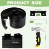 FoldTier 8 Inch Tall 33ft Garden Landscape Kit with Hammer