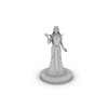 Human Female Wizard with Raven Dress Tabletop DND Gaming Miniature