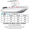T-Top Center Console Cover for Boat - 600D Waterproof Marine