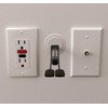 Twist Lock Grommet (1-Pack White) Cable, Wire & Cord Management