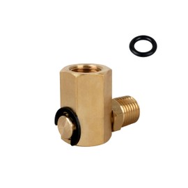 50310 Swivel Joint for Side Roll Fan Air Hose Reel 1/4 "FPT 1/4" MPT 90 Degree Air Hose Joint Brass Replacement Part