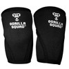 GORILLA SQUAD(ゴリラスクワッド) エルボースリーブ 筋トレ 肘サポーター 左右セット ウエイトトレーニング ウェイトリフティング (ブラック, S)