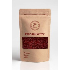 Premium Sumac Powder Dried and Ground 450g - by MariamPantry in Resealable Kraft Bag Pouch
