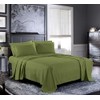 Pure Bedding Bed Sheets - Full Sheet Set [6-Piece, Olive
