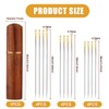 12pcs Self Easy Threading Needles, 3 Sizes Side Hanging Needles