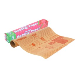 Brotpapier-30 cm x 10 m Pergamentpapier-ideal für Grillen und Räuchern-Auch als Backpapier,Backpapier ohne BBQ geeignet-Braunes