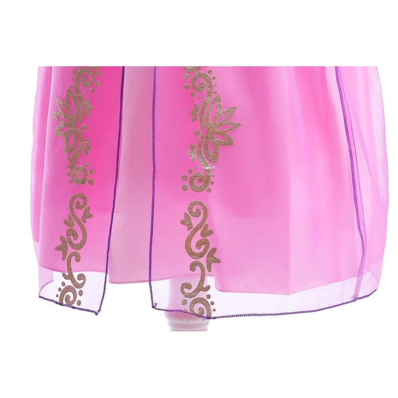 Dressy Daisy Vestido de Disfraz de Princesa Rapunzel con Accesorios