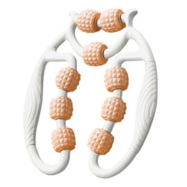 Leg Massager - Massage Roller Legs, Thin Leg Fat, Promotes Blood Circulation, Massage Roller, Suitable for Leg, Arm Massage (Orange)